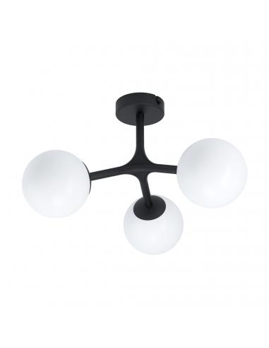 EGLO 39531 - MARAGALL Ceiling lamp in Steel and matte opaline glass