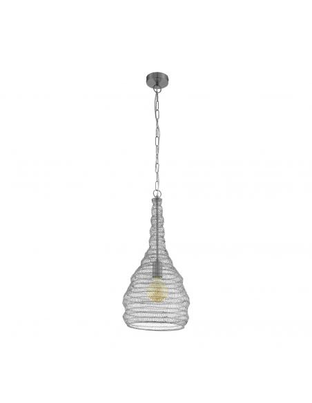 EGLO 49128 - COLTEN Living Room Lamp in Silver Steel