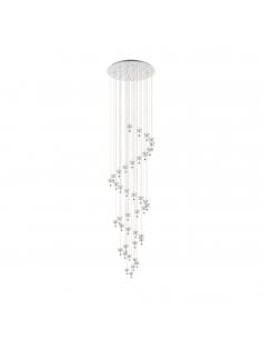 EGLO 39545 - PIANOPOLI 1 Pendant lamp in Steel and Glass