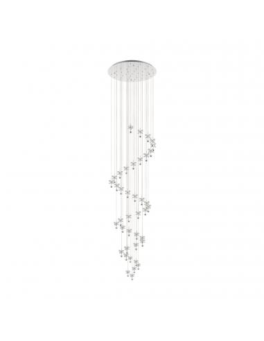 EGLO 39545 - PIANOPOLI 1 Pendant lamp in Steel and Glass