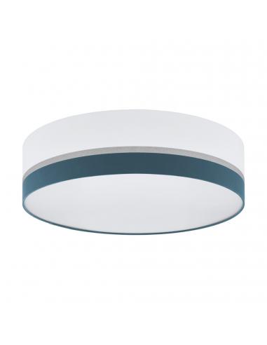 EGLO 39553 - SPALTINI Ceiling lamp in Steel and Textile, acrylic