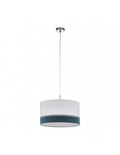 EGLO 39554 - SPALTINI Pendant Lamp in Steel and Textile