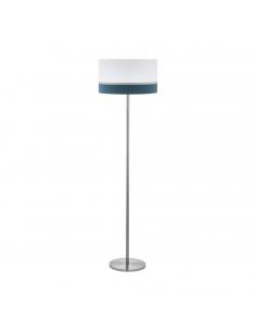 EGLO 39558 - SPALTINI Steel and Textile Floor Lamp
