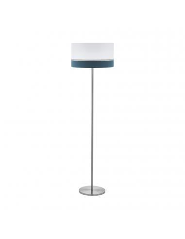 EGLO 39558 - SPALTINI Steel and Textile Floor Lamp