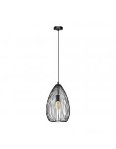 EGLO 49141 - CLEVEDON Living Room Lamp in Black Steel