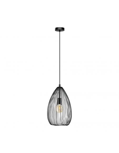 EGLO 49141 - CLEVEDON Living Room Lamp in Black Steel