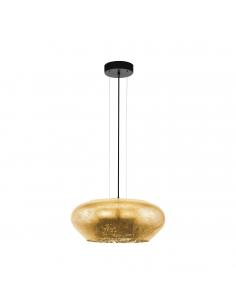 EGLO 39595 - PRIORAT Steel and Glass Pendant Lamp