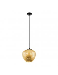 EGLO 39597 - PRIORAT Steel and Glass Pendant Lamp