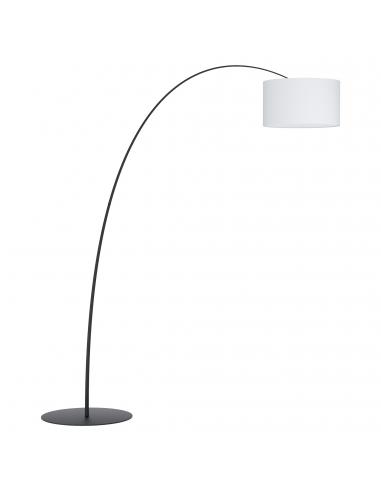 EGLO 39637 - LESQUERDE Steel and Textile Floor Lamp