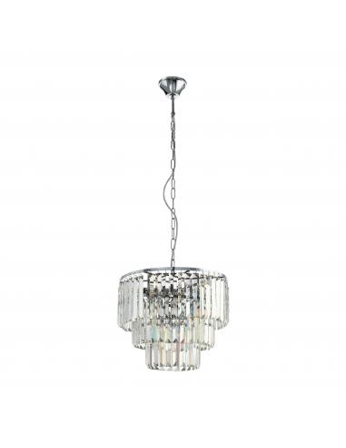 EGLO 39483 - AGRIGENTO Pendant lamp in Steel and Glass