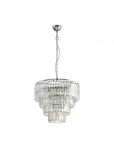 EGLO 39514 - AGRIGENTO Pendant lamp in Steel and Glass