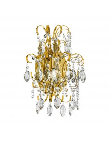 EGLO 39604 - FENOULLET 1 Wall Lamp in Steel and Glass