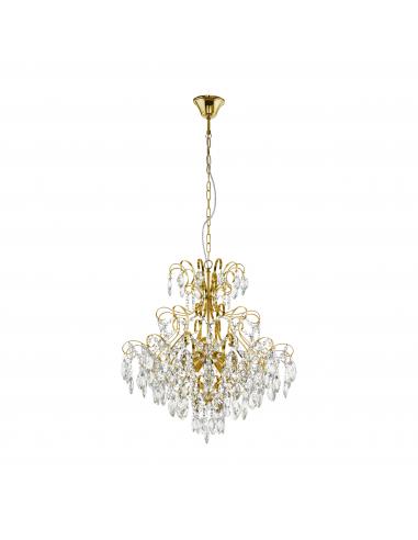 EGLO 39605 - FENOULLET 1 Pendant Lamp in Steel and Glass