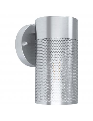 EGLO 98741 - FANTECOLO Lámpara de pared en Acero inoxidable y Vidrio