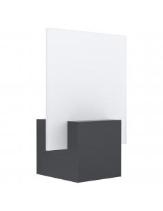 EGLO 98745 - ADAMELLO Wall lamp in cast aluminum and satin glass