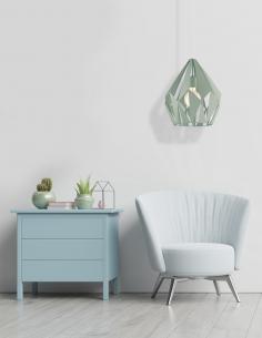 EGLO 49026 - CARLTON-P Living Room Lamp in Light Green Pastel Steel 2