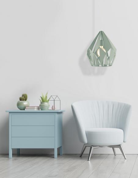 EGLO 49029- Ceiling lamp in pastel green