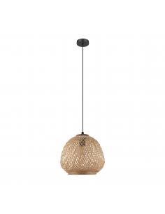 EGLO 43261 - DEMBLEBY Pendant lamp in Steel and Wood