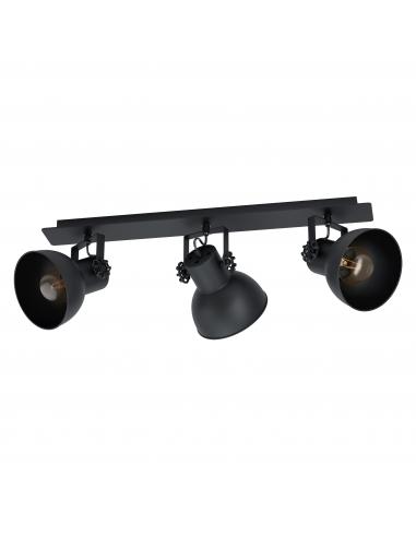 EGLO 43433 - BARNSTAPLE 1 Spotlight on Wood, Steel and Steel