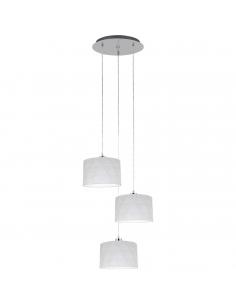 EGLO 39221 - DOLORITA Pendant lamp in Steel and Textile