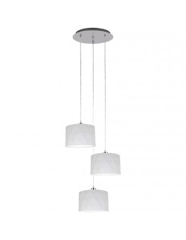 EGLO 39221 - DOLORITA Pendant lamp in Steel and Textile