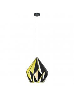 EGLO 49256 - CARLTON 1 Steel Pendant Lamp