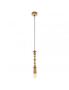 EGLO 49369 - AVOLTRI Hanging Lamp in Wood