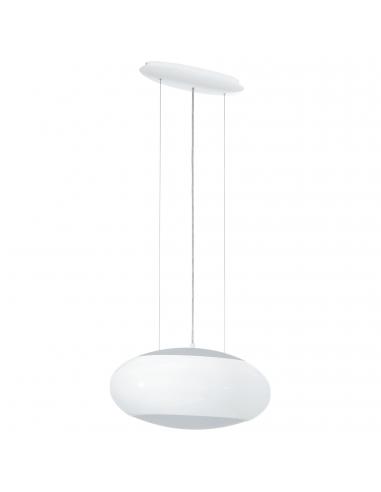 EGLO 92791 - CARSICO Pendant lamp in Steel and Steel, glass