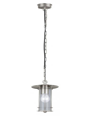 EGLO 30186 - LISIO Pendant lamp in Stainless Steel and Glass