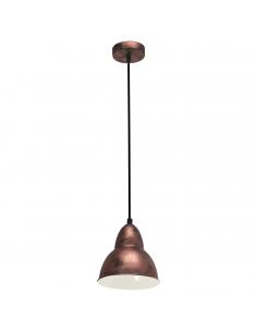 EGLO 49235 - TRURO Lámpara colgante de Cobre en Acero colores de cobre antiguo