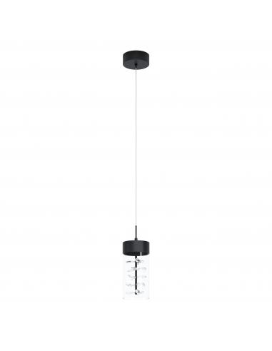 EGLO 39736 - CABEZOLA Pendant lamp in Steel and Glass, crystal
