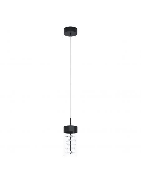EGLO 39736 - CABEZOLA Pendant lamp in Steel and Glass, crystal