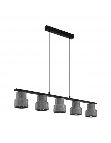 EGLO 39855 - HILCOTT Pendant Lamp in Steel and Steel