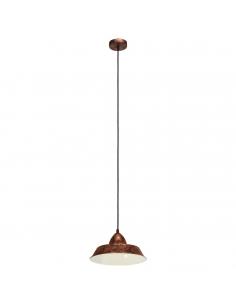 EGLO 49243 - AUCKLAND Copper pendant lamp in antique copper colors