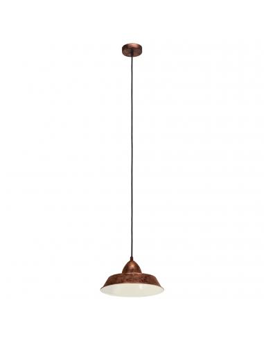 EGLO 49243 - AUCKLAND Copper pendant lamp in antique copper colors