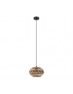 EGLO 43269 - DONDARRION Hanging lamp in Steel and Wood