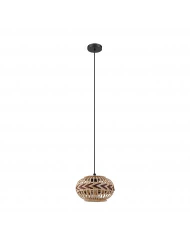 EGLO 43269 - DONDARRION Hanging lamp in Steel and Wood