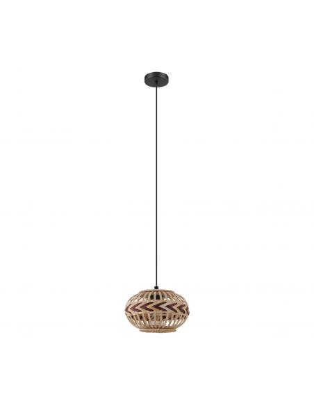 EGLO 43269 - DONDARRION Hanging lamp in Steel and Wood