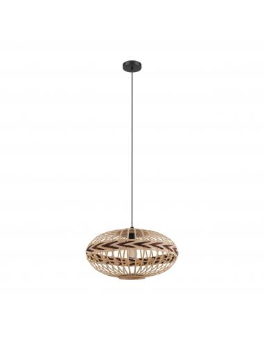 EGLO 43272 - DONDARRION Hanging lamp in Steel and Wood