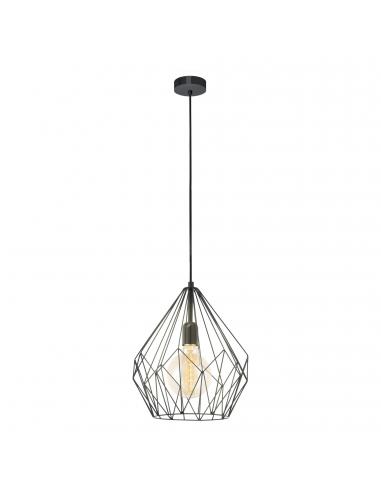 EGLO 49257 - CARLTON Living Room Lamp in Black Steel
