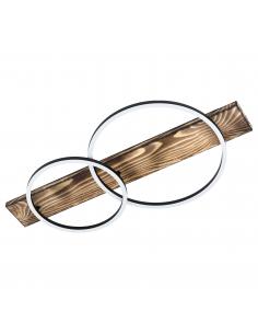 EGLO 99408 - BOYAL Ceiling lamp in Steel, wood and Acrylic