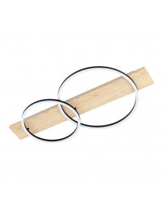 EGLO 99467 - BOYAL Ceiling lamp in Steel, wood and Acrylic