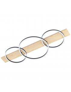 EGLO 99468 - BOYAL Ceiling lamp in Steel, wood and Acrylic