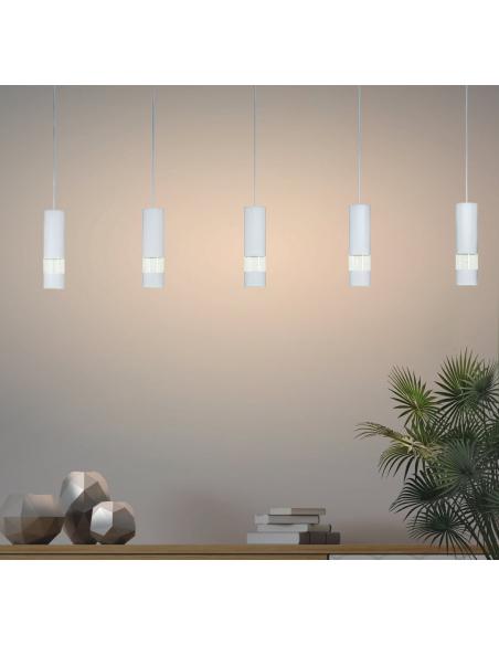 EGLO 39702 - BERNABETA Pendant Lamp in Steel and Acrylic