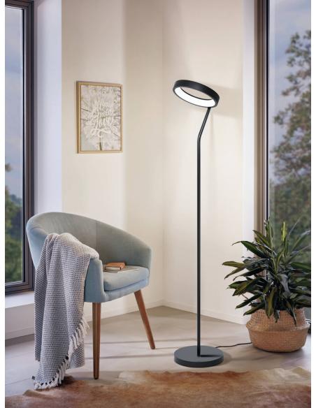 EGLO 99031 - MARGHERA-C Steel and Acrylic Floor Lamp