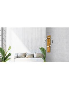 EGLO 99353 - BOYAL Lámpara de pared en Acero, madera y Acrílico 2