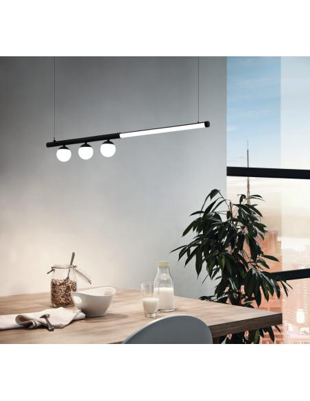 EGLO 99376 - PHIANEROS Pendant Lamp in Steel and Acrylic