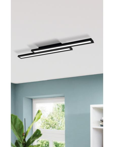 EGLO 99411 - SALITERAS-C Ceiling Lamp in Steel and Acrylic