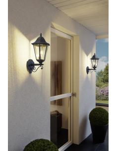 EGLO 93457 - NAVEDO Wall lamp in Cast Aluminum and Glass 2