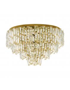 EGLO 39612 - CALMEILLES Ceiling Lamp in Steel and Glass